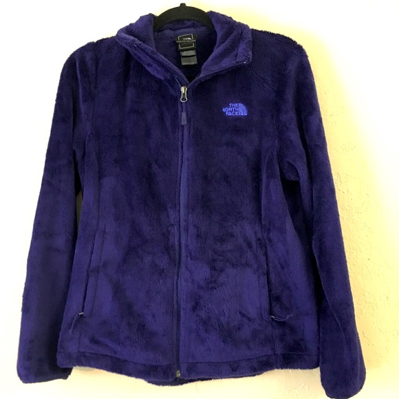 The North Face Jackets & Blazers - The North Face Fleece Full Zip Sweatshirt Medium Purple Fuzzy Casual Coz…